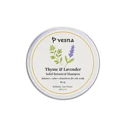 Твердий шампунь Чебрець та Лаванда Vesna 80 г