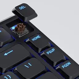 Клавіатура Keychron J1 82Key K pro Brown WL/BT/USB-A QMK Hot-swap EN/UKR RGB Black (J1-H3-UA) - мініатюра 4