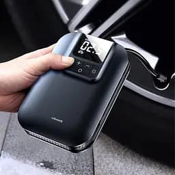 Портативний насос Usams US-ZB215 Mini Car Air Pump Black - мініатюра 4