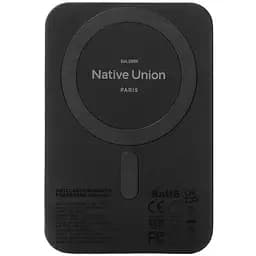 Портативна батарея Native Union (Re) Classic Magnetic Power Bank 5000 мАг Black (PB-5KMS-BLK) - мініатюра 2