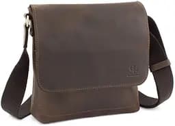 Чоловіча шкіряна сумка через плече GRANDE PELLE sum0026691