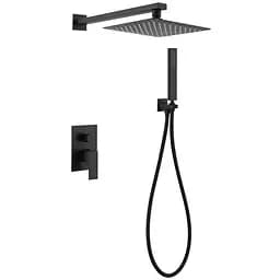 Душова система прихованого монтажу Mixxus KUB-003 Inner Black MI5944, Чорний матовий