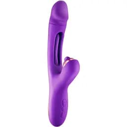 Вибратор-кролик Yoba Joyfully with Tapotem 25 см (фиолетовый)