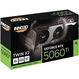 Відеокарта Inno3D GeForce RTX5060 Ti TWIN X2 8GB GDDR7 128bit PCI Express 5.0 (N506T2-08D7-193075N) - мініатюра 2