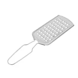 Терка крупная плоская для шоколада, сыра, орехов, чеснока, имбиря из нержавеющей стали 21 см, Kitchen Master 84567