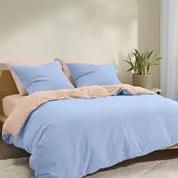 Комплект постільної білизни Cosas Misty pastel Двоспальний блакить (Duo_62x62RfrMaya_El160-05RfrPastel_180) - мініатюра 2