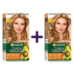 Набір: Фарба для волосся Garnier Color Naturals відтінок 8.1 піщаний берег 110 мл х 2 шт.