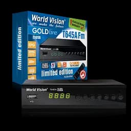 Эфирный Т2 ресивер цифровой тюнер World Vision T645A - мініатюра 1