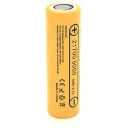 Акумулятор 21700 5000mah, (4700-5100mah) 15A, 3.7V(2.5-4.2V), Yellow Liitokala (Lii-50E / 23384)