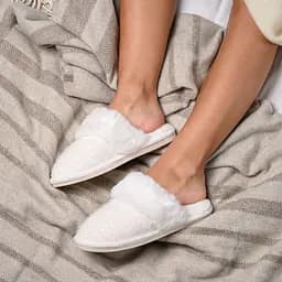 Кімнатні капці MBM My Home Vira розмір 38-39 білі (SL-04 38-39 WHITE) - мініатюра 8