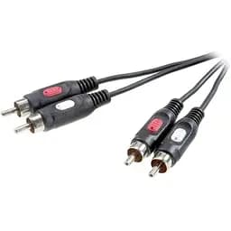 Готовый аудио кабель BiG 2xRCA - 2xRCA XC003 1.5м
