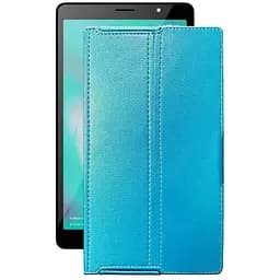 Чохол StatusCASE з екошкіри для планшету Tecno Tab P704a 4G Блакитний