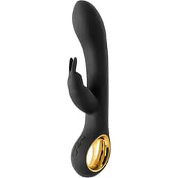 Вибратор-кролик Black Empire My Duchess 19 см черный