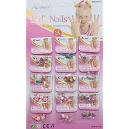 Ногти накладные детские с рисунками K·Nail No 01