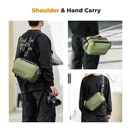Фотосумка K&F Concept Alpha Camera Sling Bag Зелений, 10L (KF13.157V2) - мініатюра 6