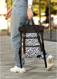 Жіночий рюкзак Sambag ROLLTOP GRAPHITY 41 x 30 x 16 см (24238715) - мініатюра 3