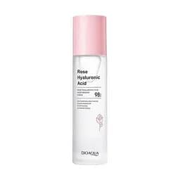 Зволожуючий тонер для обличчя Bioaqua Rose Hyaluronic Acid Moisturizing Toner з екстрактом троянди 100 мл - мініатюра 2