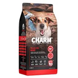 Сухой беззерновой холистик корм Charm Grass-Fed Beef Чарм бычков выкормленных на траве для собак 2 кг