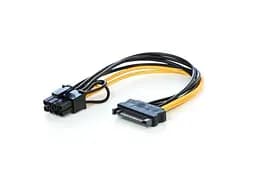 Кабель живлення для відеокарти 6/8-pin to SATA M, 0.2м (S0707) - мініатюра 3