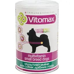 Вітамінно-мінеральна добавка Vitomax Multivitamin для собак дрібних порід 120 таблеток 