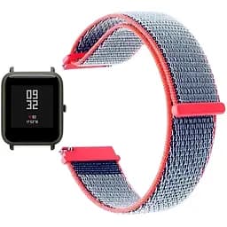 Нейлоновий ремінець Primo для годинника Xiaomi Huami Amazfit Bip/Amazfit GTS Neon Red