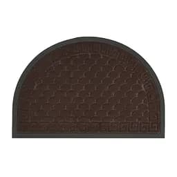 Килимок придверний Eco Fabric Луска півколо з кромкою коричневий 40 х 60 см (4060-119)