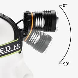 Налобний ліхтар акумуляторний заряджання micro USB 3 режиму BL-A7-P50 - мініатюра 3