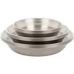 Набір посуду Snow Peak TW-021FK Renewed Tableware Set L Family Stainless steel