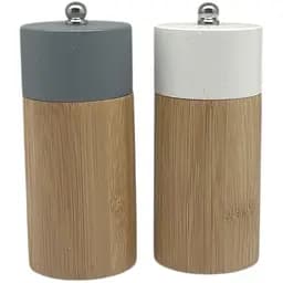Набор блинов для соли и перца Ardesto Midori 35 мл 2 предмета серый и белый (AR1411B)
