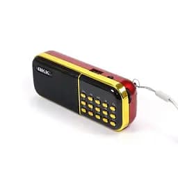 Радіоприймач переносний з FM USB MicroSD радіо на акумуляторі BKK B837 18650