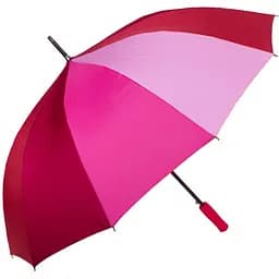 Жіноча парасолька-палиця напівавтомат Fare 110 см червона