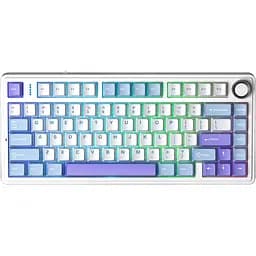 Клавіатура бездротова Aula F75 Gasket Reaper switch Purple (6978080501479)