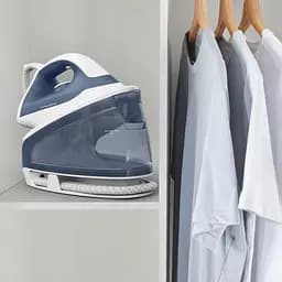 Tefal Праска-парогенератор Optimal, 2200Вт, 1200мл, паровий удар -190гр, постійна пара - 110гр, керам. підошва, біло-синій - мініатюра 5