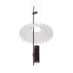 Люстра підвісна Brille в спальню LED 14W WW+NW+CW WH BK (BR-01 665S/2) - мініатюра 6