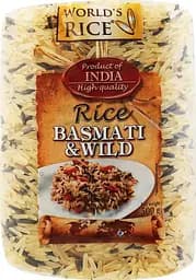 Суміш рису Басматі пропареного та дикого World's Rice 500 г