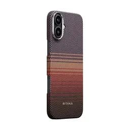 Карбоновий чохол Pitaka Tactile Woven Case Sunset для iPhone 16 (KI1601U) - мініатюра 2