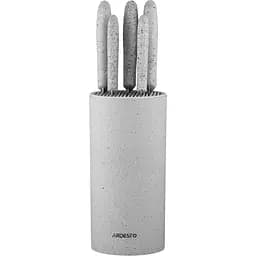 Набір ножів з блоком Ardesto Gemini 6 предметів сірий (AR2106GR)