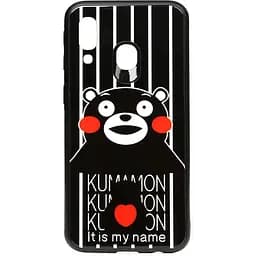 Чохол-накладка Toto Cartoon Print Glass Case Samsung Galaxy A40 Kumamon
