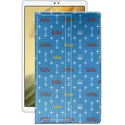 Чохол StatusCASE з екошкіри для планшету Samsung Galaxy Tab A8 10.5 2021 (X200, X205) Фешн блакитний