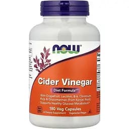 Амінокислота Now Cider Vinegar, 180 капсул vit0003849