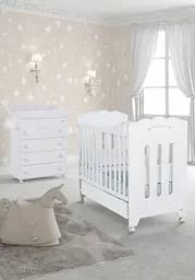 Дитяче ліжечко Micuna Bonne Nuit White, 120х60 см, білий (BONNE NUIT WHITE) - мініатюра 4