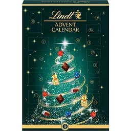 Рождественский календарь Lindt Tree с конфетами и мишками из молочного шоколада 221 г