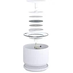 Розумна поїлка дозатор води для тварин Youpin Furrytail Clear Drinking Fountain White XCD1201801 US Plug - мініатюра 4