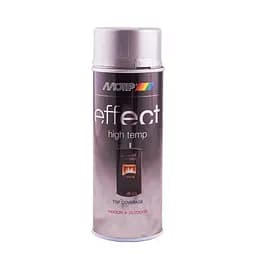 Эмаль аэрозольная Motip Deco Effect высокотемпературная, серебристый, 400 мл (302402)