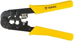 Клещи обжимные для обжима наконечников 6P 8P Topex hoz0012943