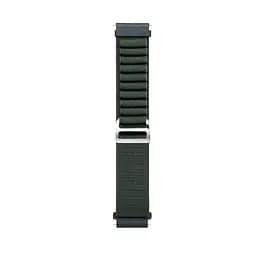 Ремінець для Huawei Watch 2 - темно-зелений Watchbands NormalCloth Wave ширина кріплення 20мм нейлоновий (W26-0WB70814466) - мініатюра 2