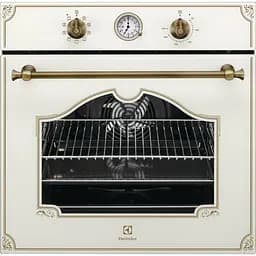 Духова шафа електрична Electrolux Rococo вбудована шампань
