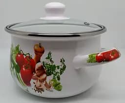 Каструля Aureti, з кришкою, 26 см, 3,2 л (AU-703-20) - мініатюра 2
