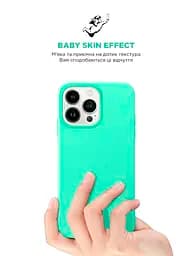 Силиконовый чехол для Apple iPhone 14 Pro, ICON2 Case, зеленый, противоударный, панель, защита всего корпуса, матовая поверхность Soft Touch, выступает над дисплеем, совместим с защитными стеклами и пленками, с микрофиброй, ArmorStandart (ARM63599) - мініатюра 8
