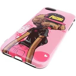 Чохол-накладка PUZOO TPU Glossy Surface IMD Hip Hop iPhone 7/8/SE 2020 DJ Teddy Pink - мініатюра 5